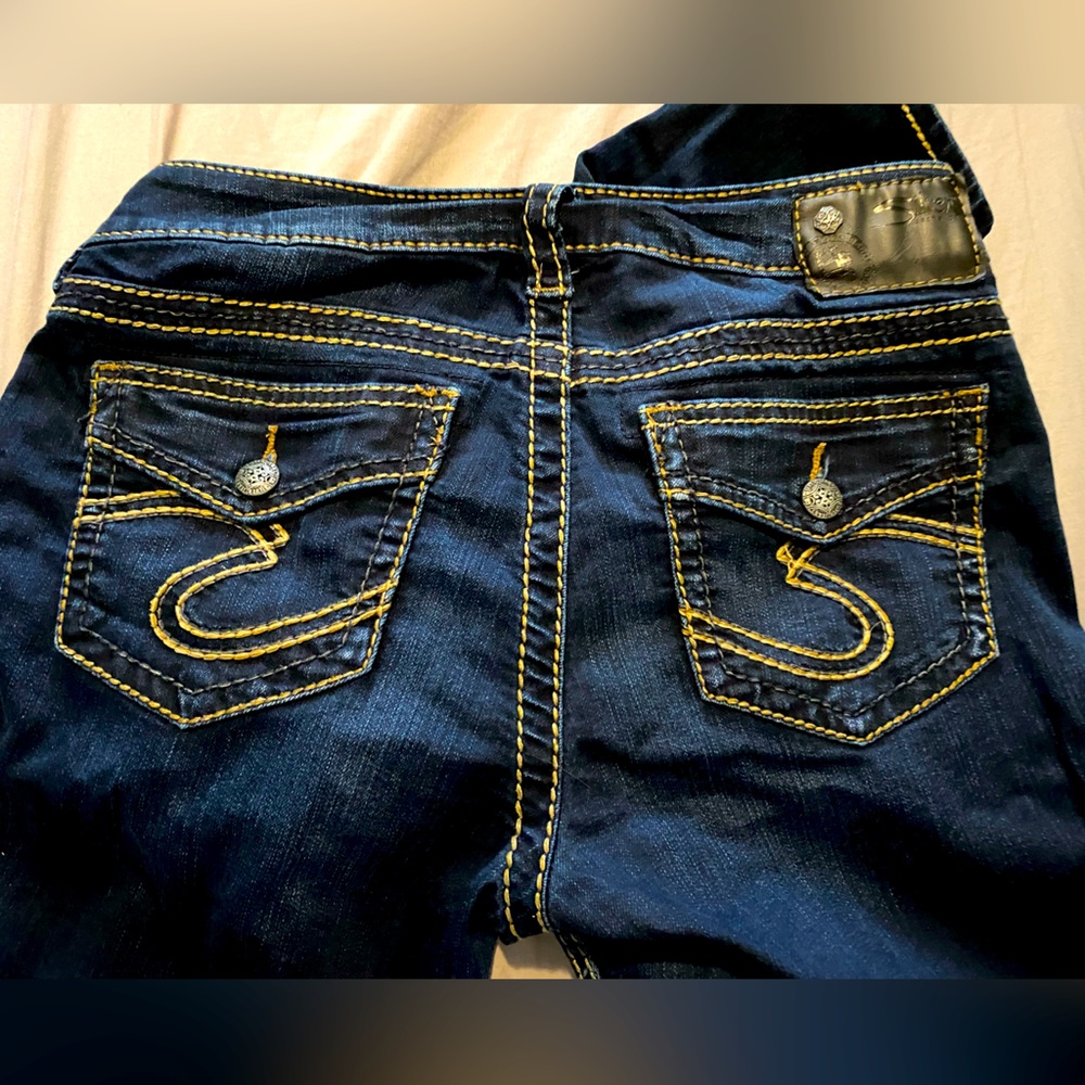 Silver jeans